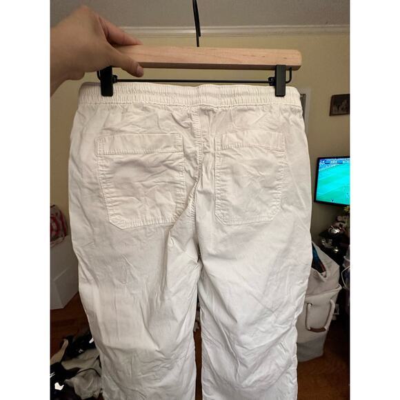 Hollister ULTRA HIGH RISE BAGGY PANTS in White Size XS Short - Picture 13 of 14